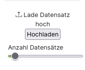 Buttons zum Laden von Datensätzen