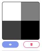 Eingabematrix Beispiel mit verschiedenen Werten