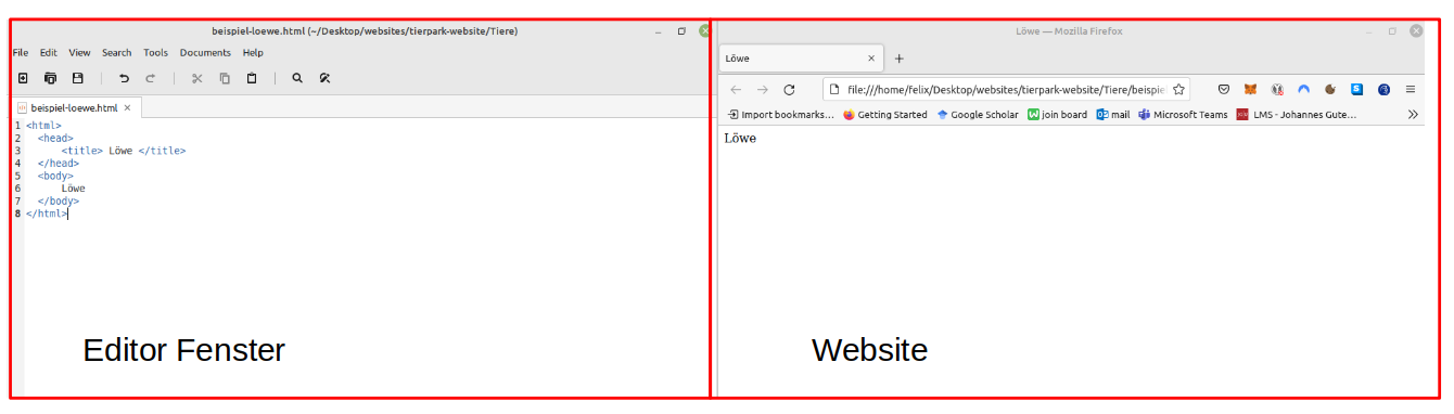 Einrichtung der Programmierumgebung