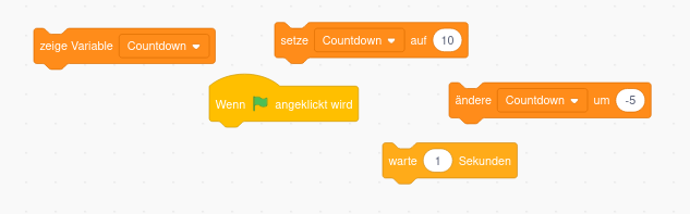 countdown blöcke